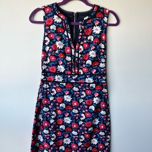 kate spade floral print strapless dress